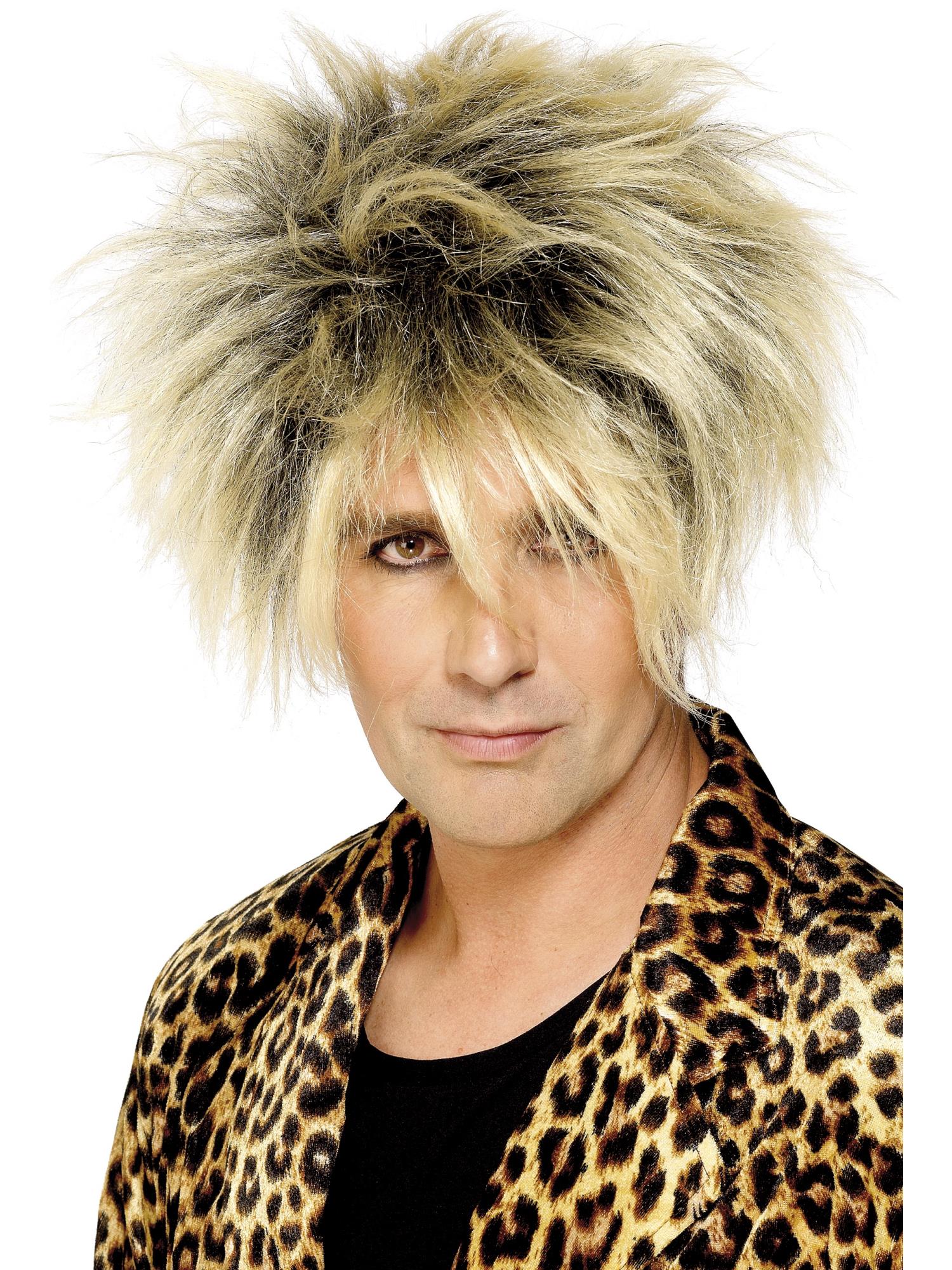 smiffys-fever-wild-boy-per-cke-blond-kurz-80er-rocker image 1