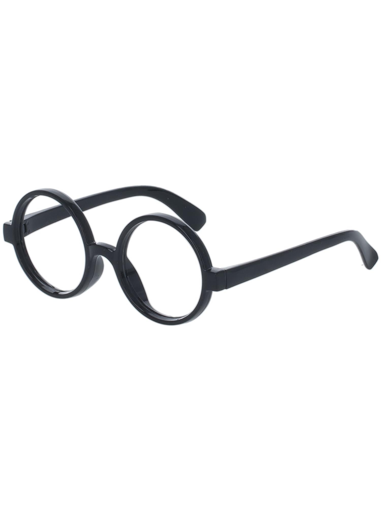 smiffys-schoolboy-brille-schwarz-rund-ohne-glaeser image 3