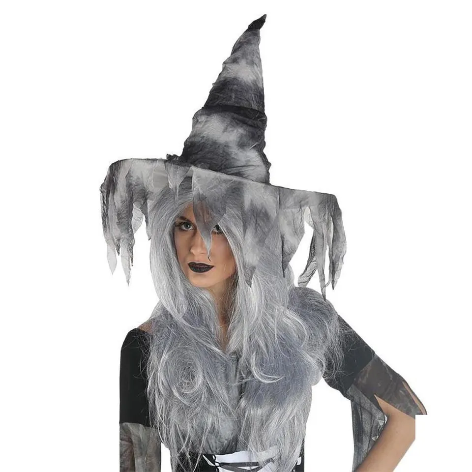rubie-s-deluxe-hexenhut-hexe-schwarz-unisex image 1