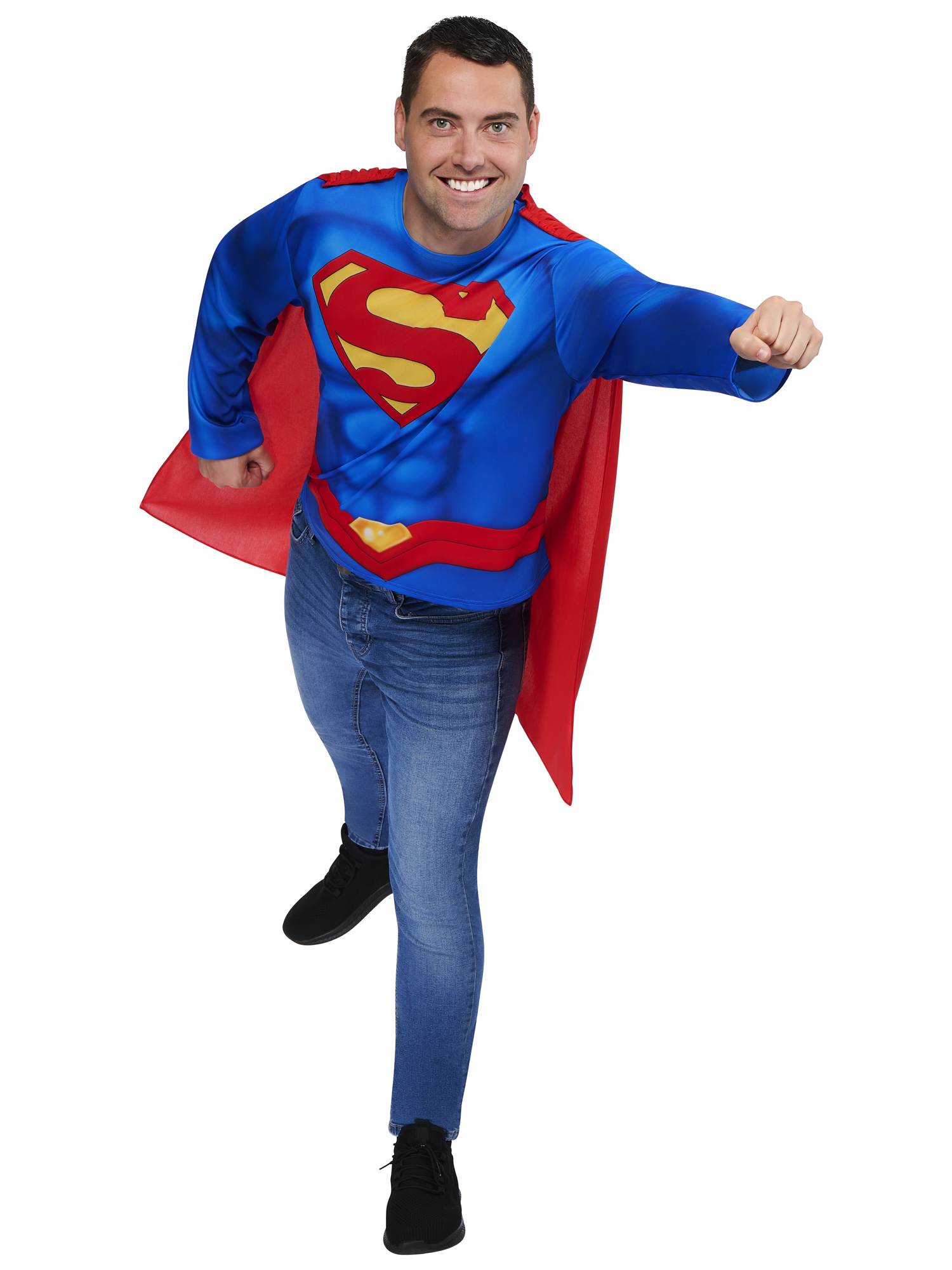 rubies-france-superman-kost-m-top-mit-cape-m-l-muskeln image 6