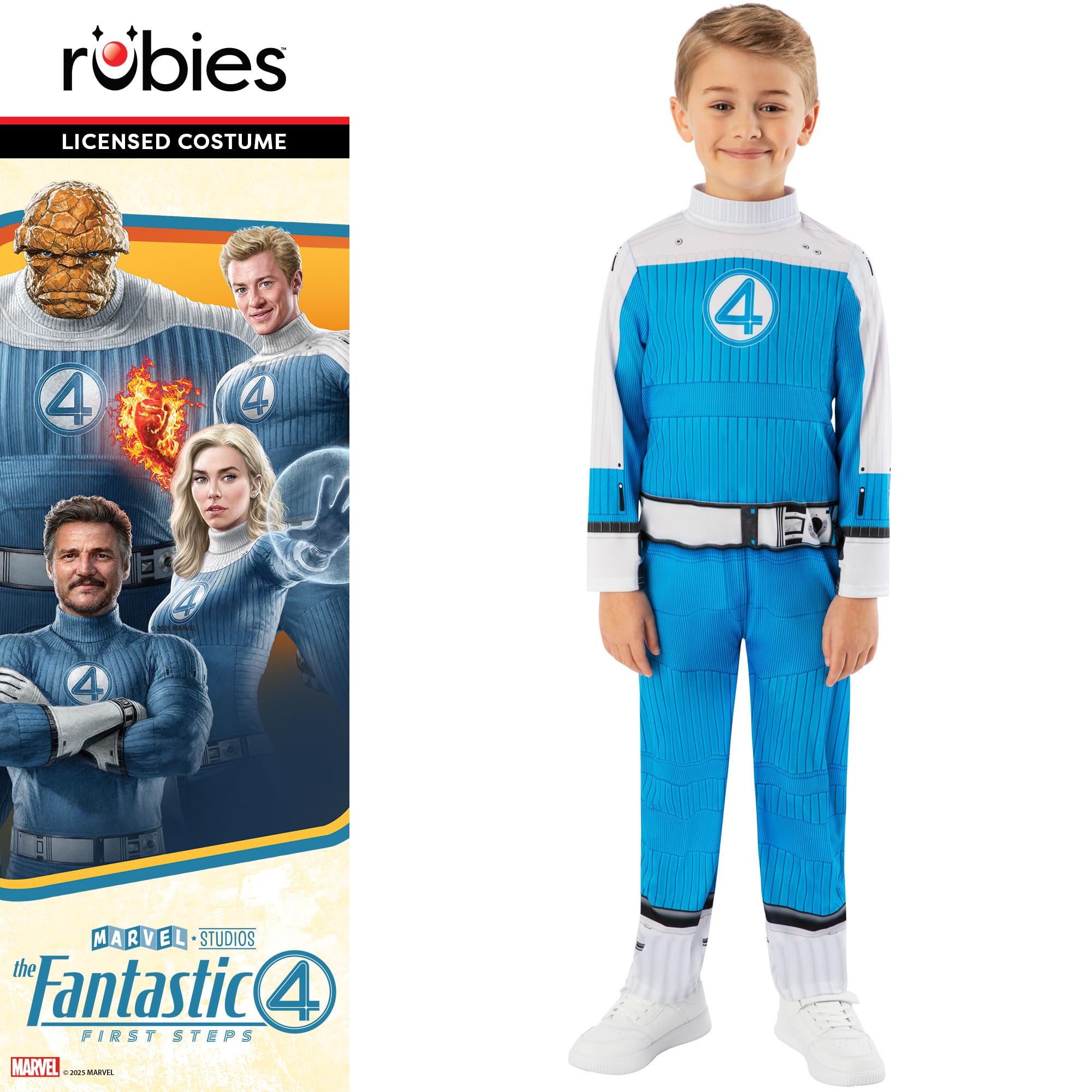 rubie-s-deluxe-human-torch-kinderkost-m-overall-5-6-jahre image 6
