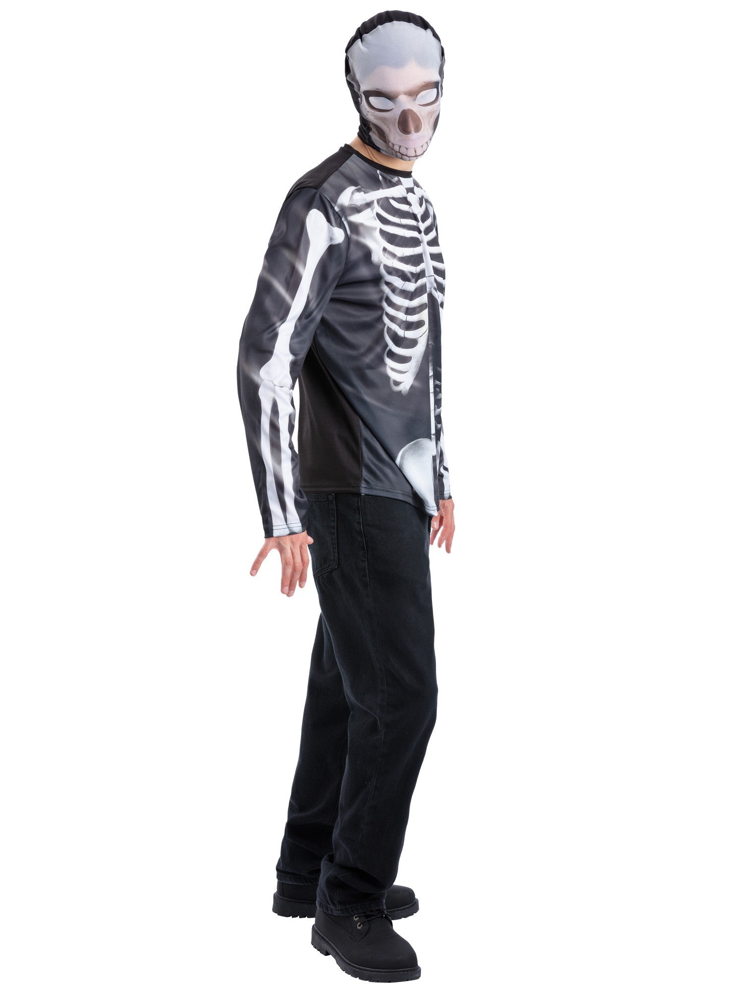 smiffys-fever-skelett-kost-m-herren-oberteil-maske-m-xl image 4