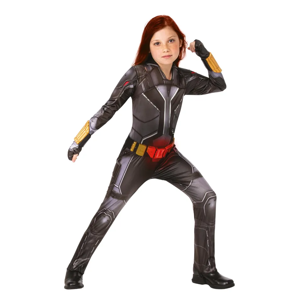 rubie-s-deluxe-black-widow-kost-m-kinder-l-11-14-jahre image 1