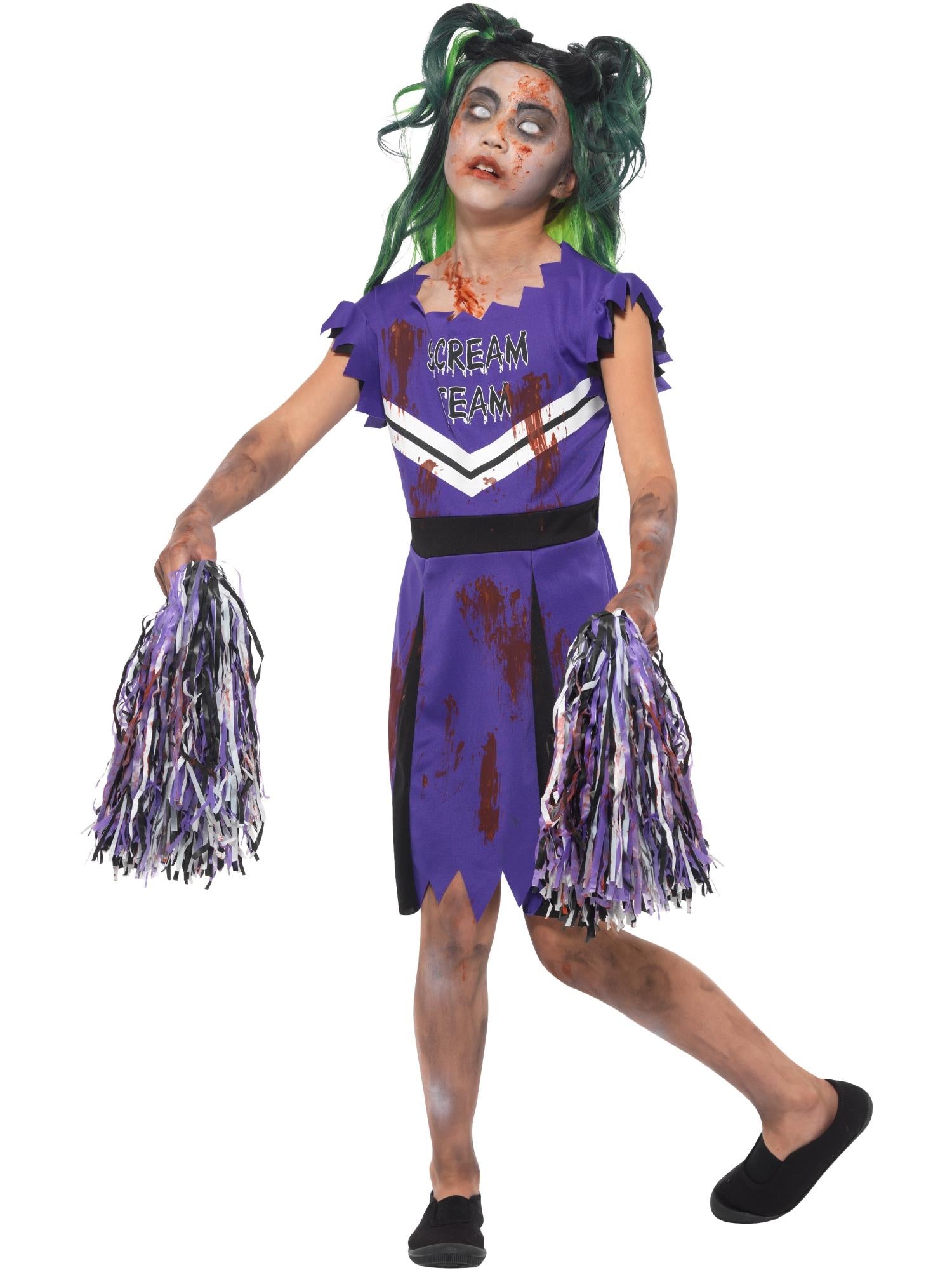 smiffys-fever-dark-cheerleader-kinderkost-m-m-7-9-jahre-lila image 4