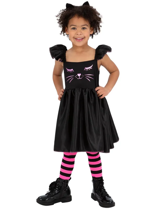 smiffys-fever-toddler-cat-katzenkost-m-schwarz-kleinkind image 1