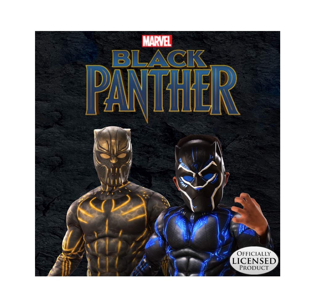 rubie-s-deluxe-black-panther-kost-m-kinder-m-5-7-jahre-mit-maske image 4