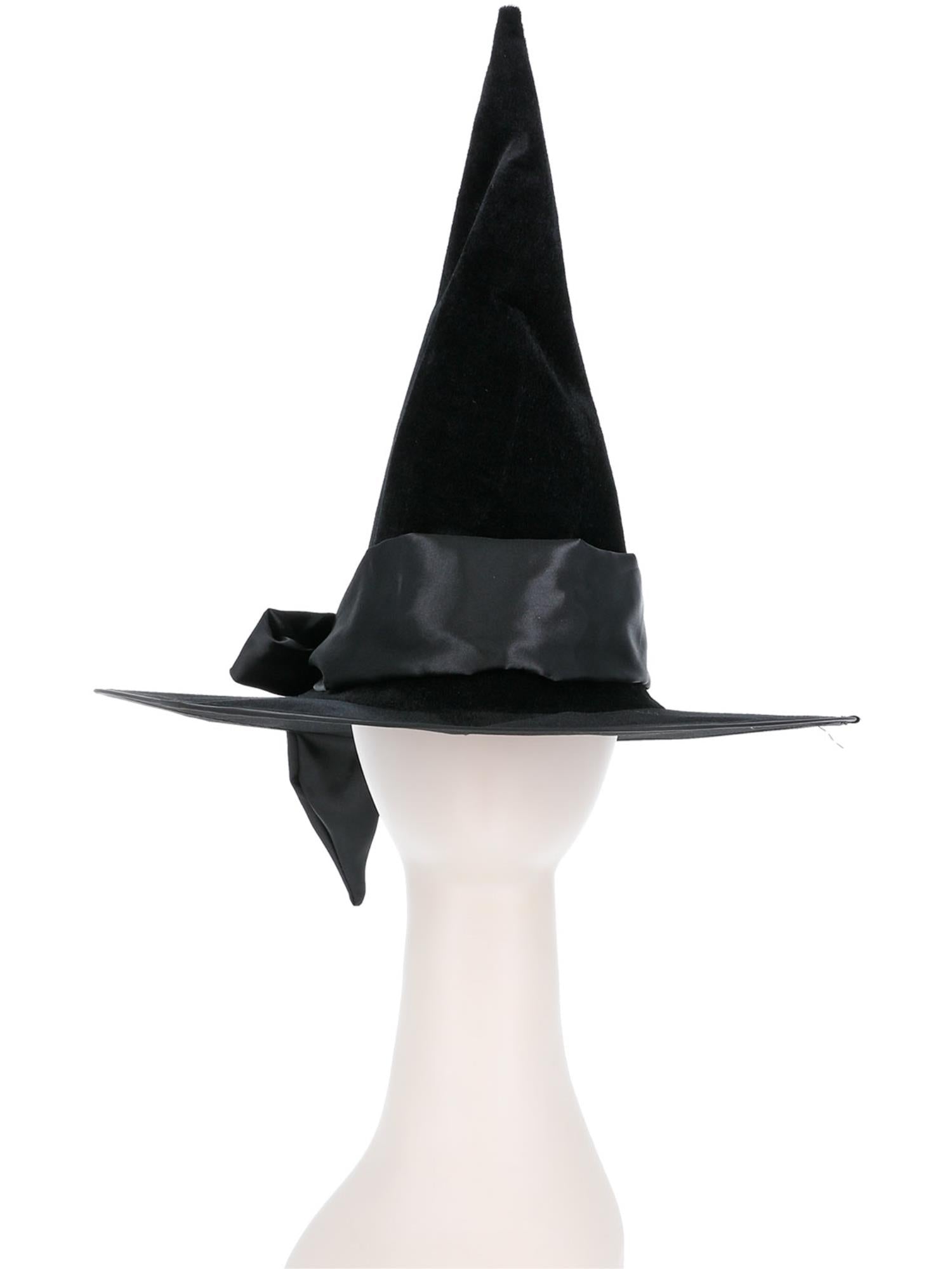 smiffys-fever-hexenhut-deluxe-schwarz-mit-schleife image 3