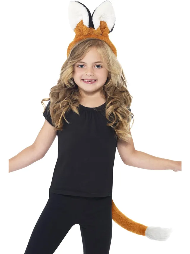 smiffys-fever-fox-kit-ohren-haarreif-schwanz-kinder image 1
