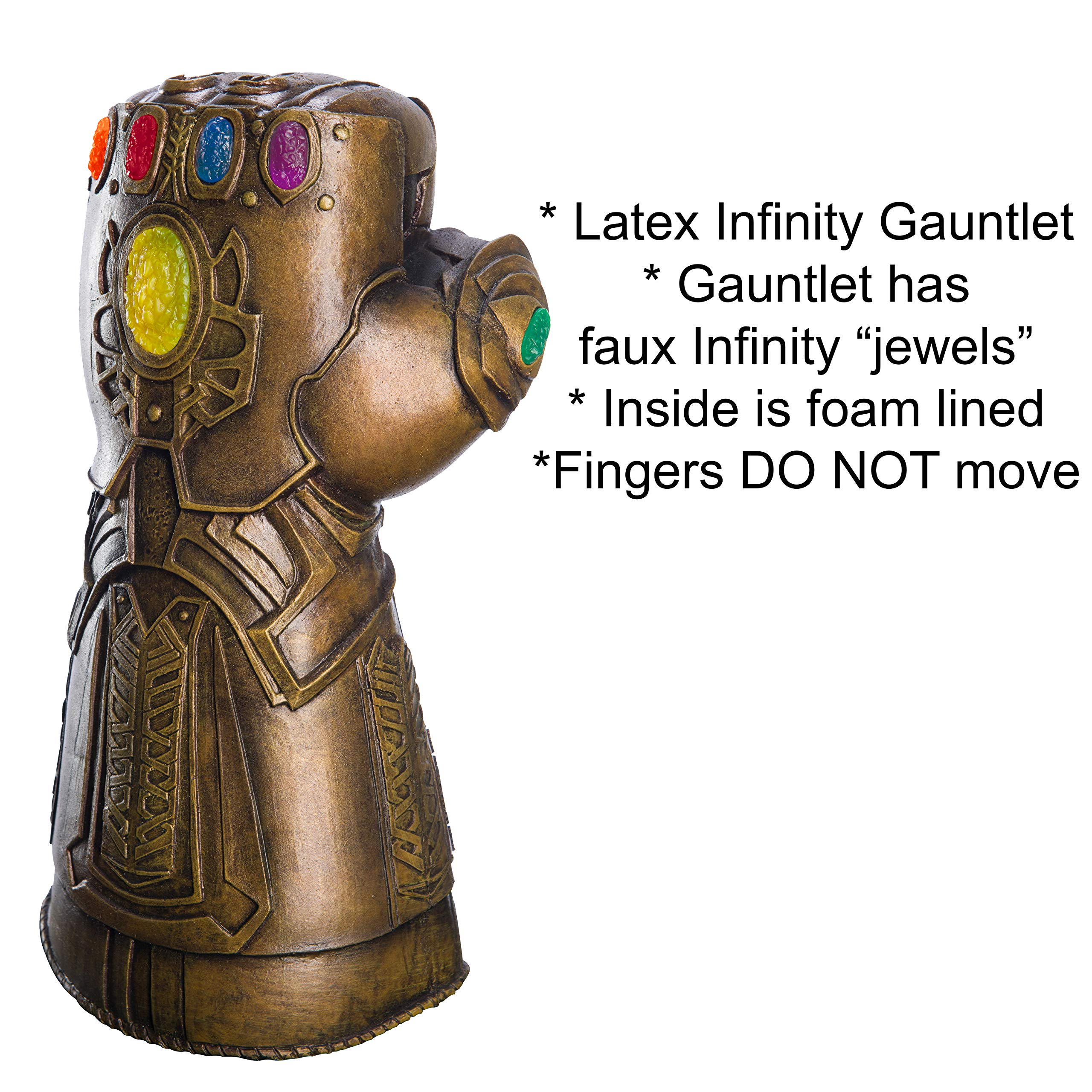 rubie-s-deluxe-thanos-infinity-gauntlet-handschuh-gold-kinder image 2