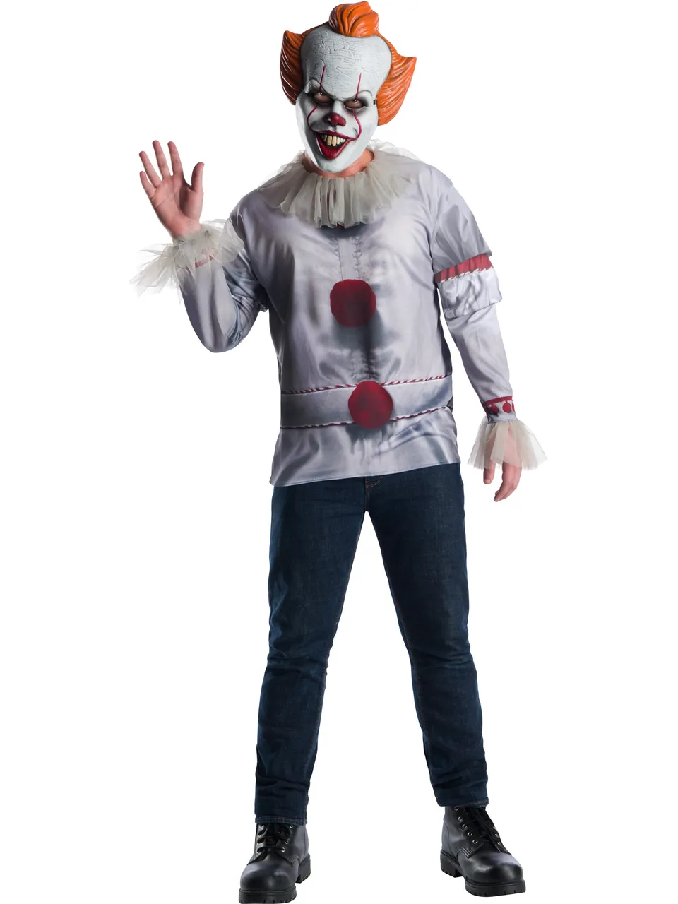 rubies-france-grippe-sou-kost-m-set-top-maske-erwachsene image 1
