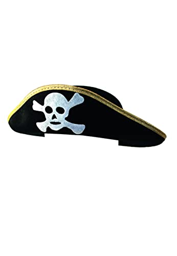 rubie-s-deluxe-piratenhut-schwarz-f-r-kinder image 4