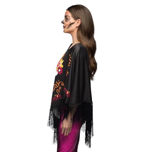 boland-halloween-poncho-catrina-damen-einheitsgr-e image 5