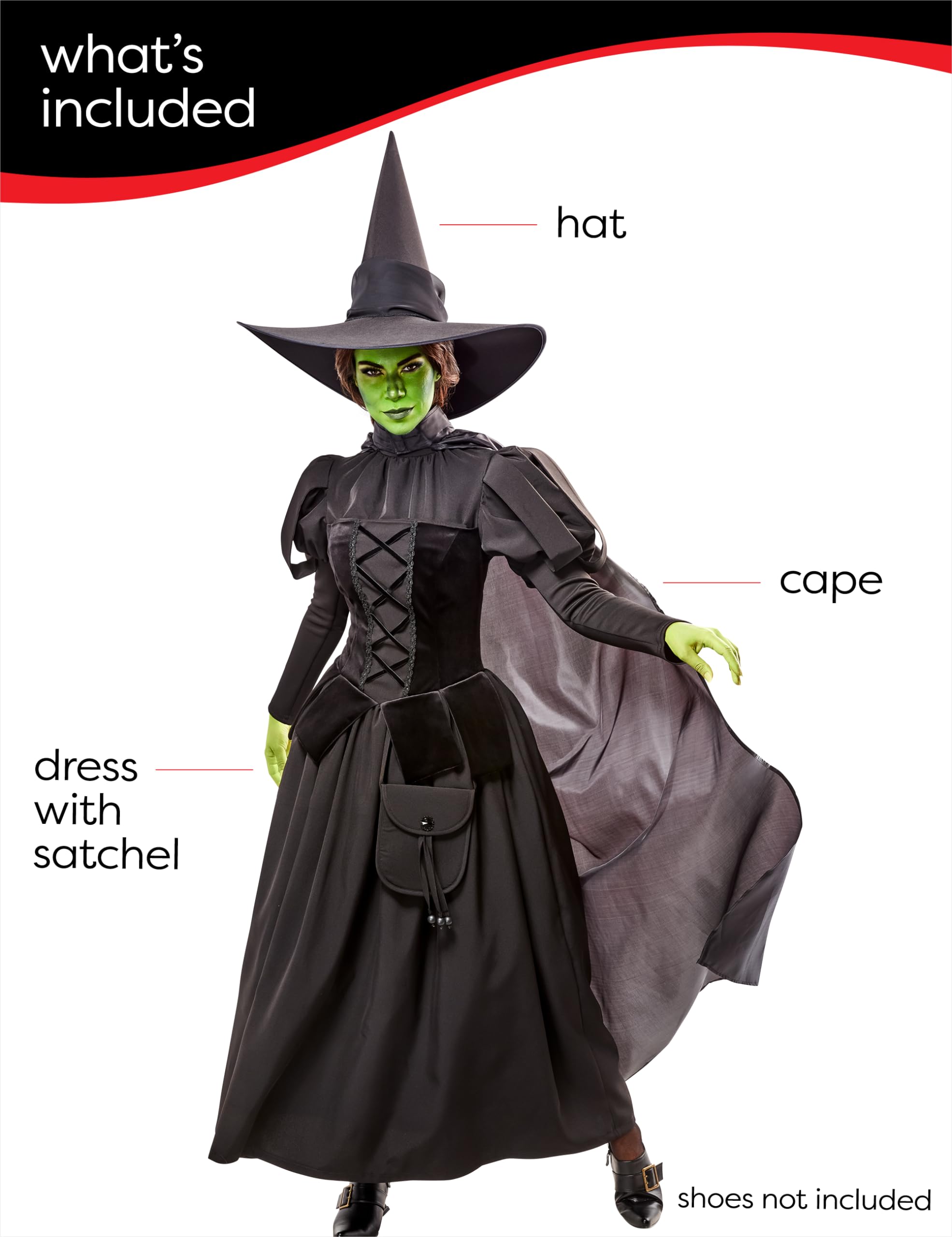 rubie-s-deluxe-wicked-witch-hexenkost-m-damen-l-kleid image 3