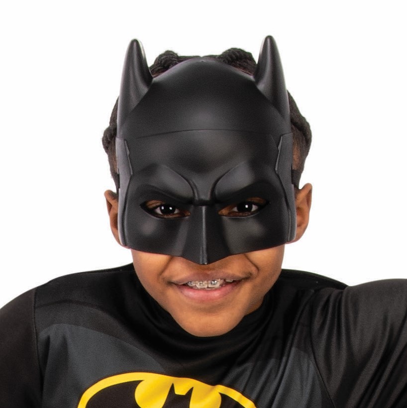 rubies-batman-kost-m-einstieg-schwarz-grau-mit-cape image 3