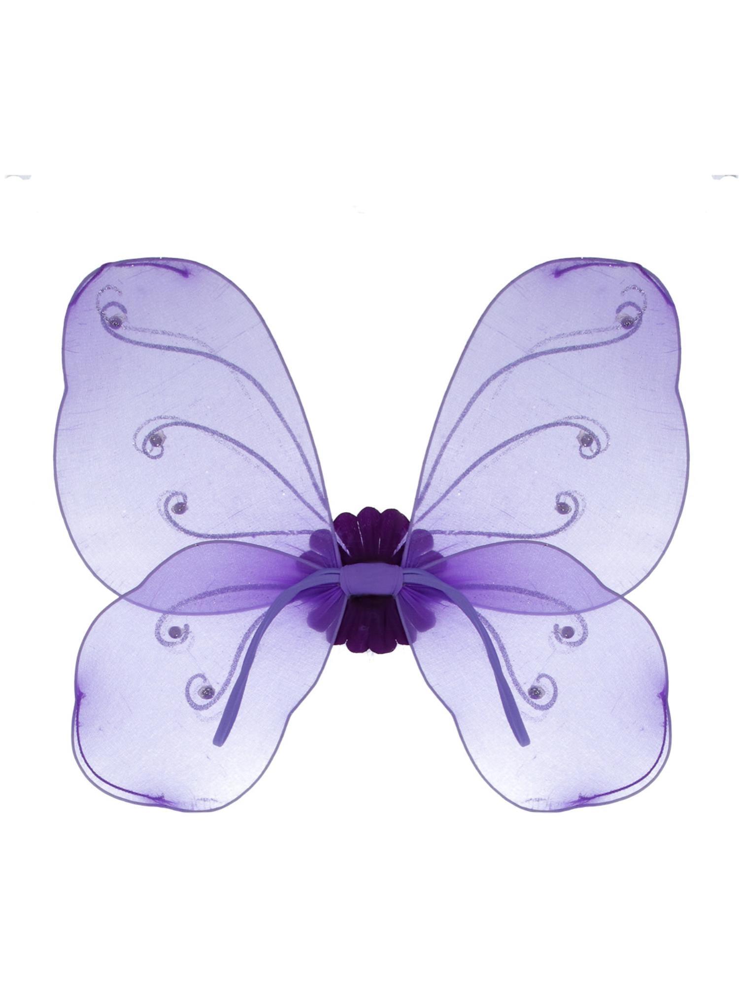 smiffys-fever-schmetterling-fl-gel-zauberstab-lila image 3
