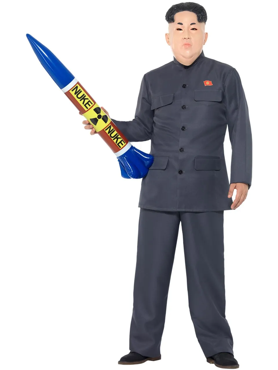 smiffys-fever-dictator-costume-kost-m-grau-herren-m image 1