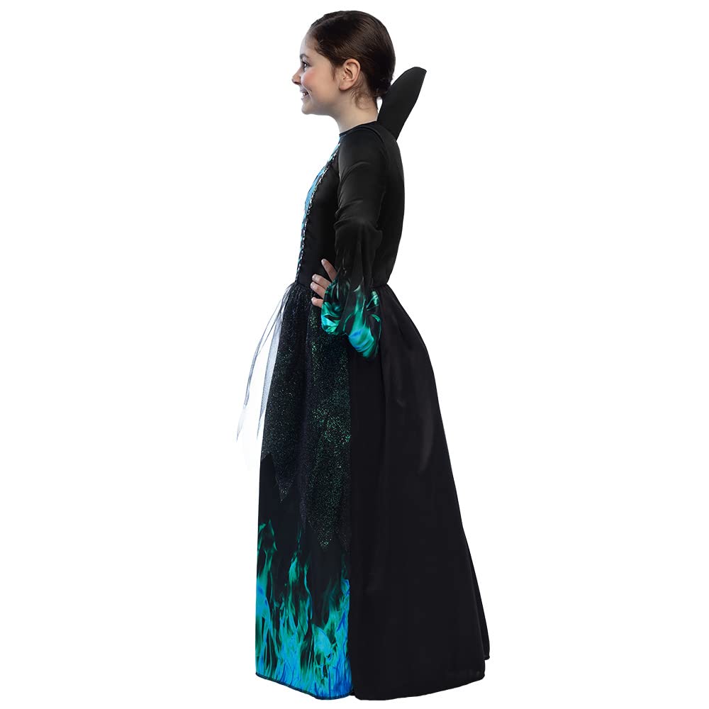 boland-halloween-skelett-azura-kinderkost-m-4-6-jahre-schwarz image 2