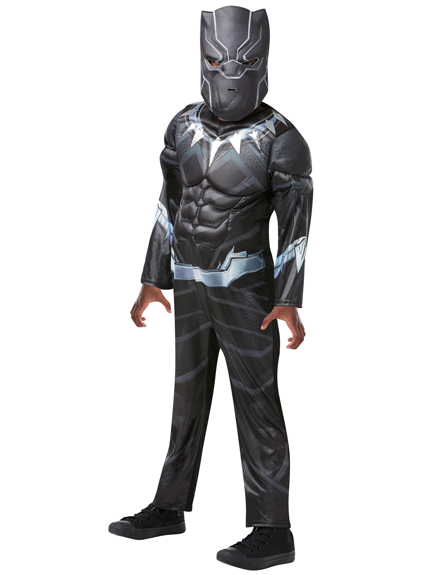 rubies-black-panther-luxe-kost-m-mit-maske-schwarz image 1