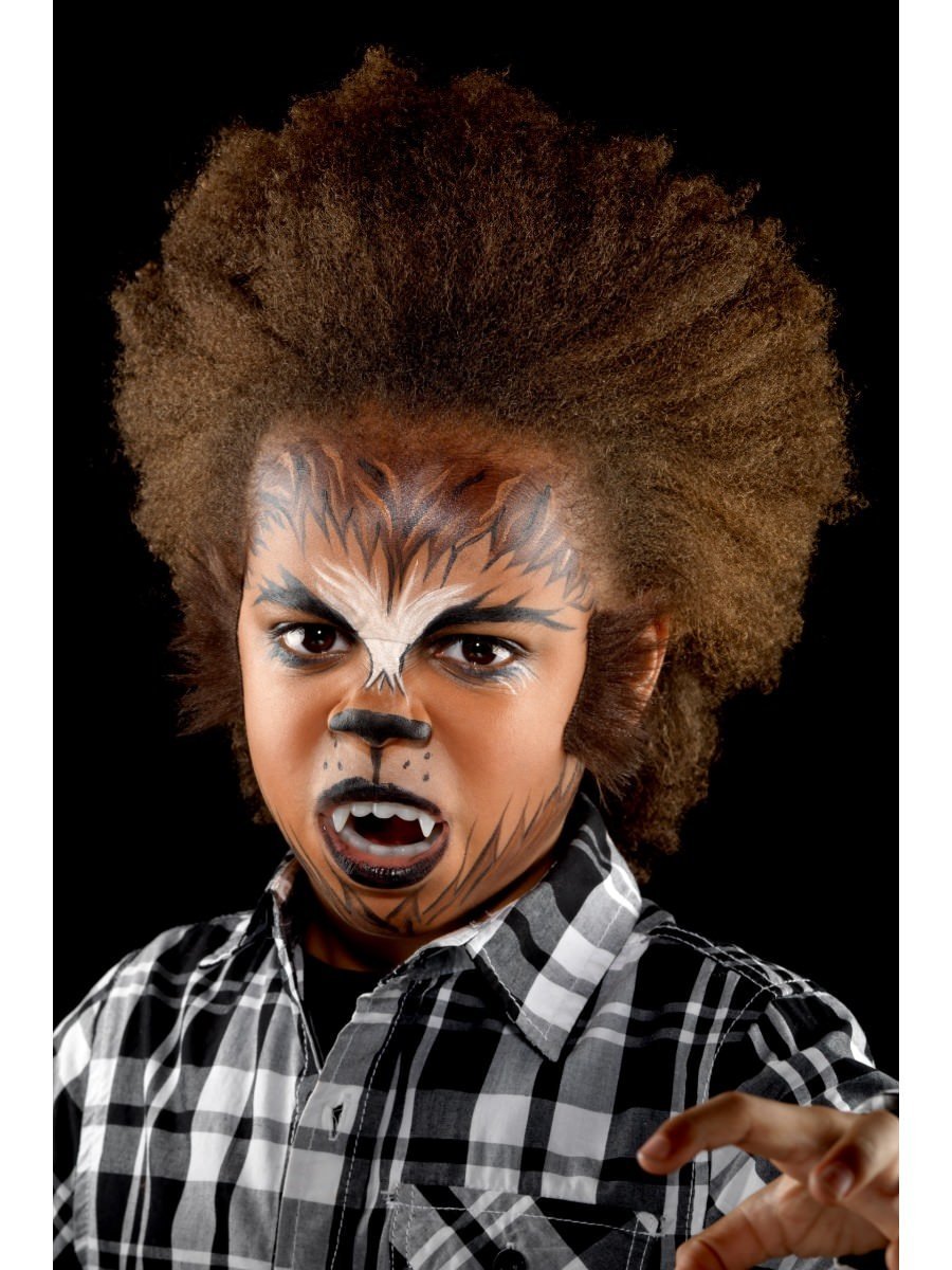 smiffys-fever-werwolf-schminkset-kinder-braun-4-farben image 6