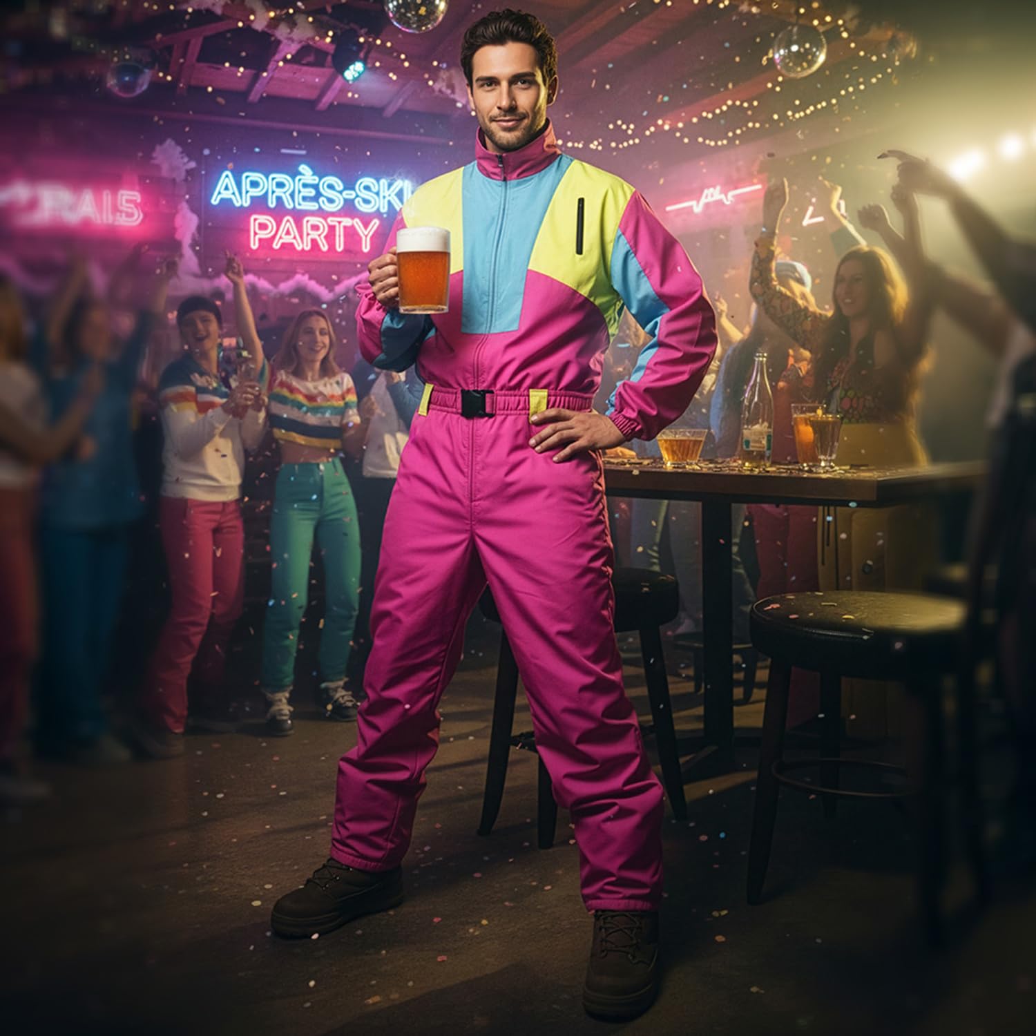 boland-neon-uv-retro-skianzug-pink-80er-herren-gr-m image 4
