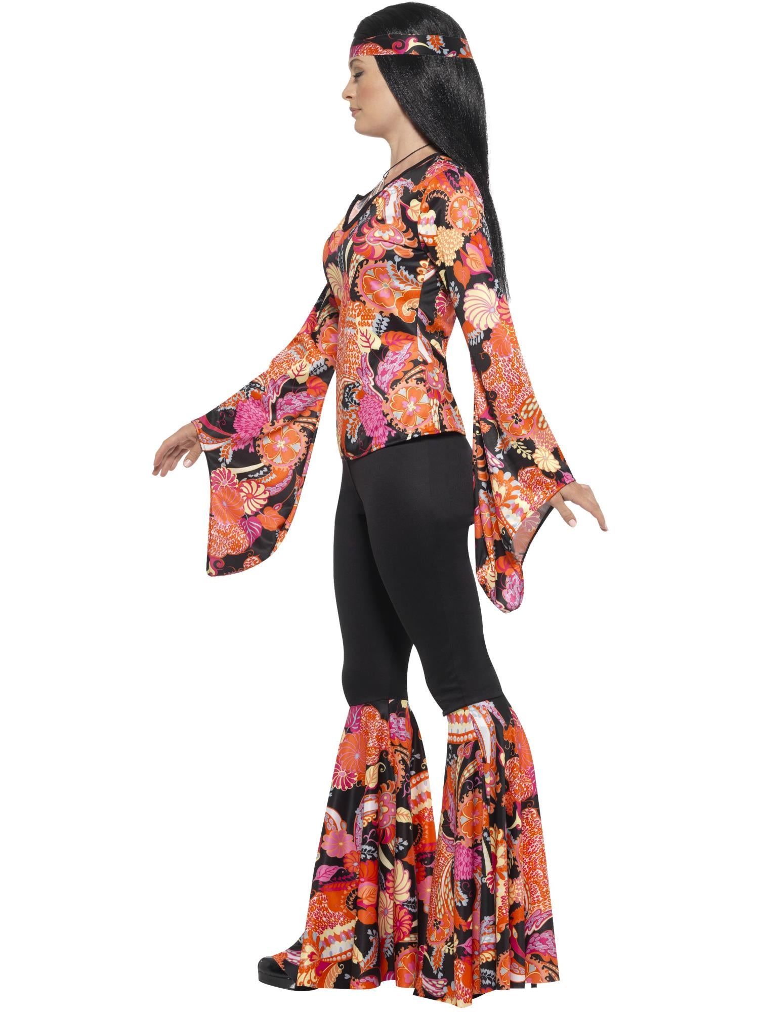 smiffys-fever-willow-hippie-kost-m-m-bunt-4-tlg image 3