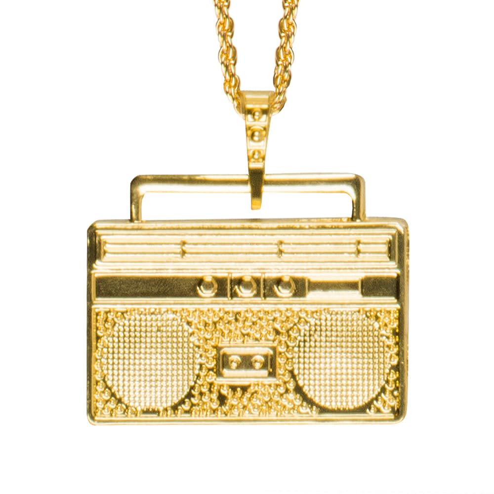 boland-ghetto-blaster-halskette-gold-kost-mschmuck-karneval image 2