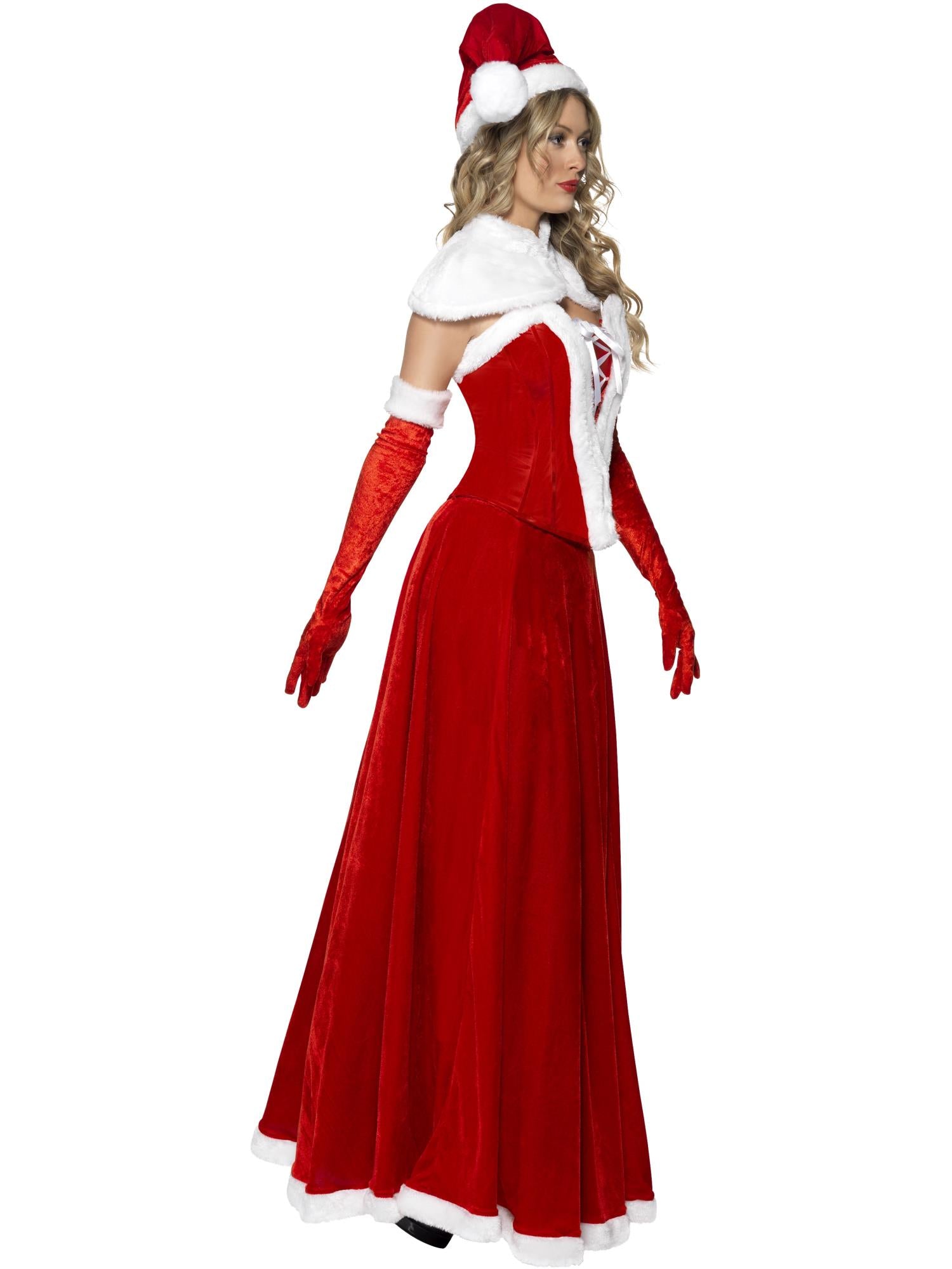 smiffys-fever-miss-santa-kost-m-damen-rot-5-tlg-s image 3