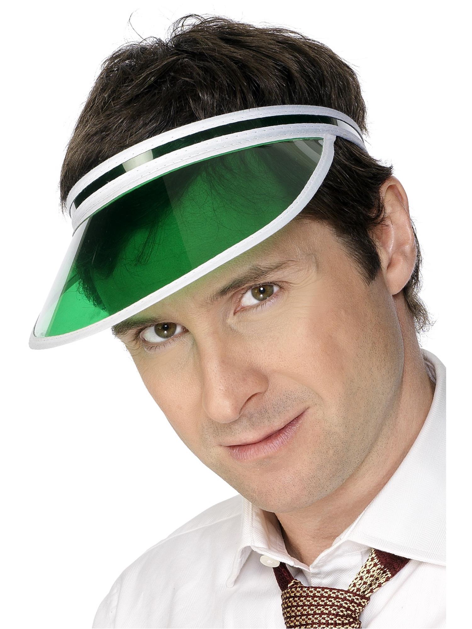 smiffys-fever-poker-visor-gr-n-schirmm-tze image 1