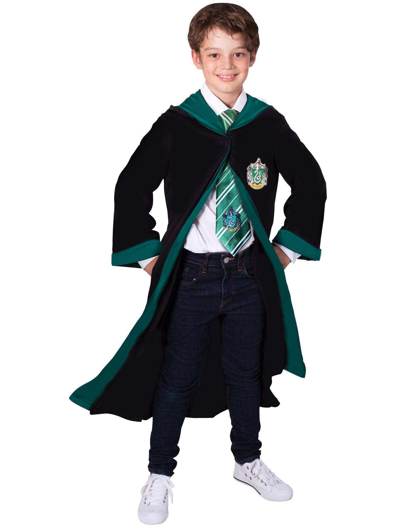 rubie-s-deluxe-harry-potter-umhang-slytherin-kinder image 1