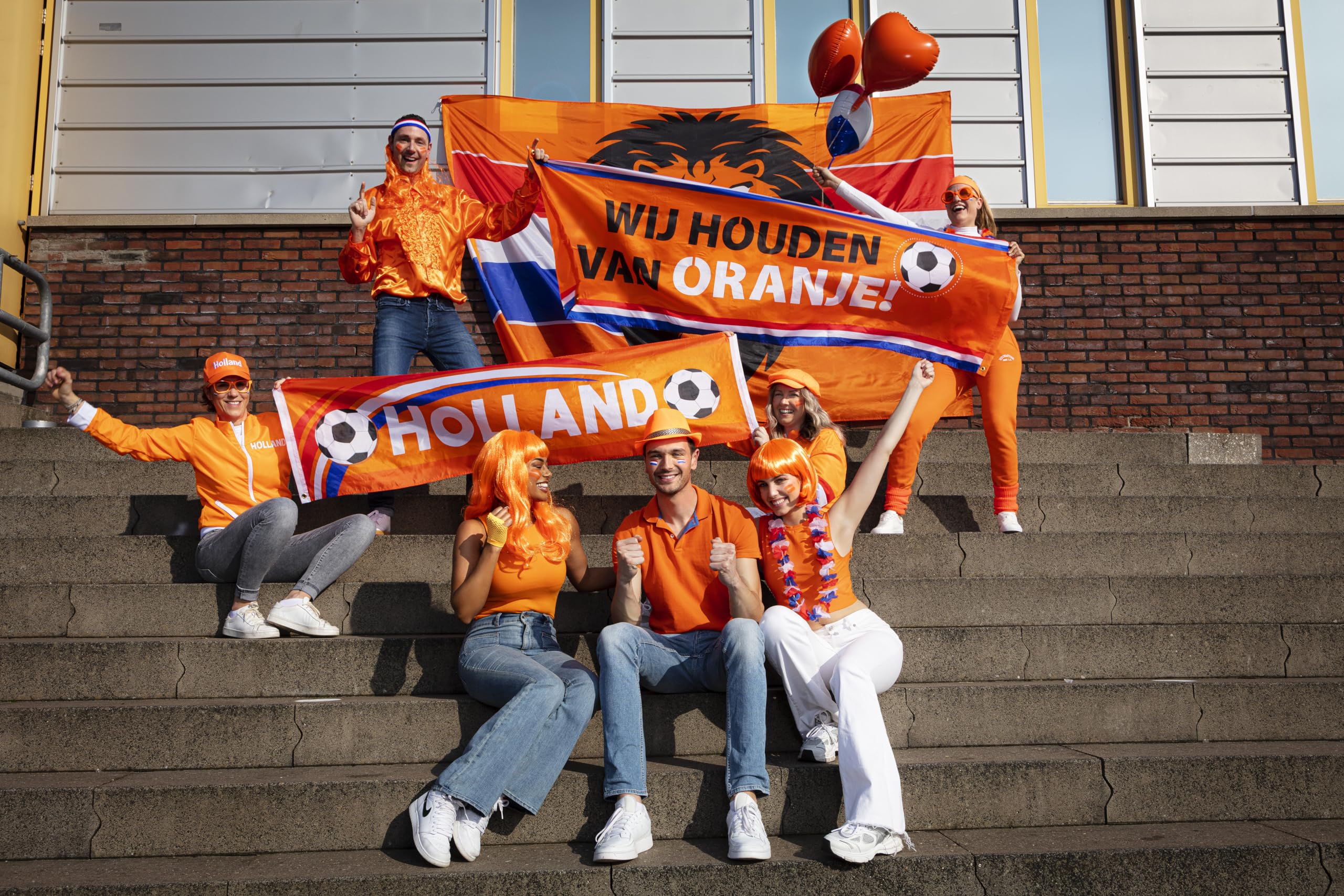 boland-retro-tracksuits-trainingsjacke-holland-orange-herren image 5