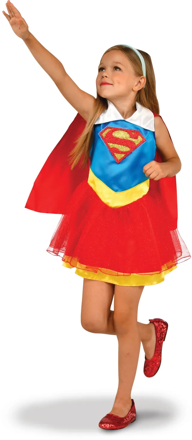 rubie-s-supergirl-tutu-kleid-mit-cape-und-haarband image 1