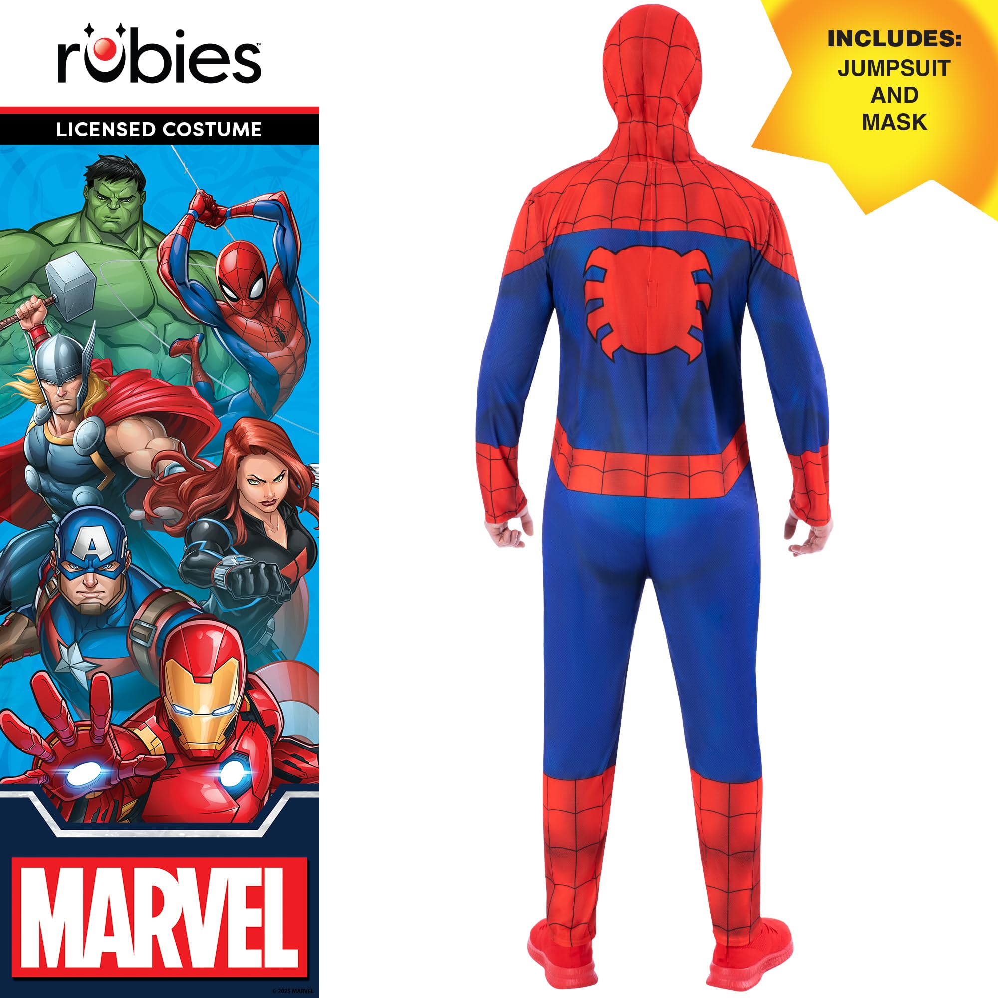rubie-s-deluxe-spider-man-kost-m-erwachsene-s-superheld image 2