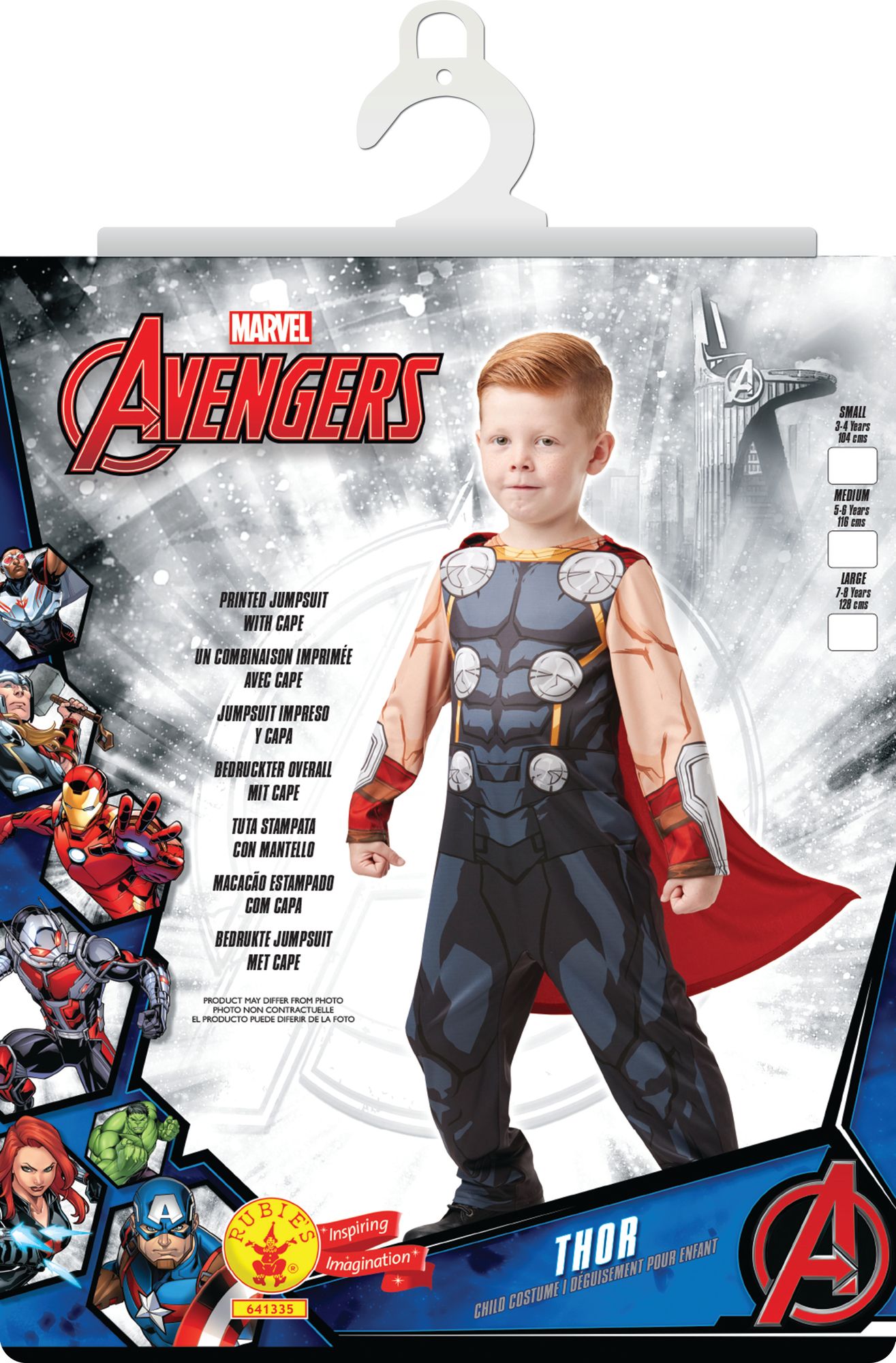 rubies-thor-kost-m-klassisch-anzug-mit-cape image 2