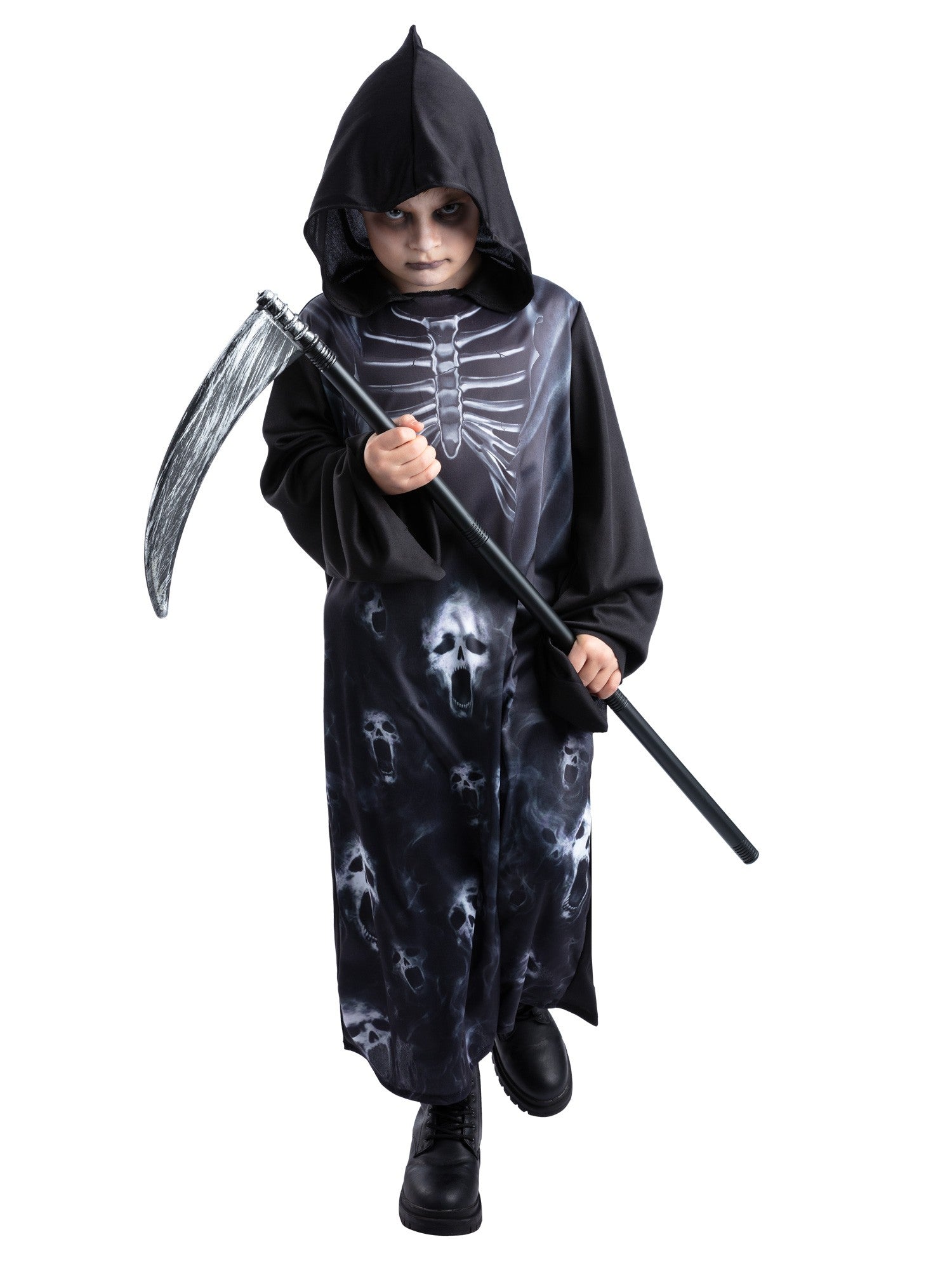 smiffys-fever-screaming-reaper-kost-m-schwarz-gr-m image 1