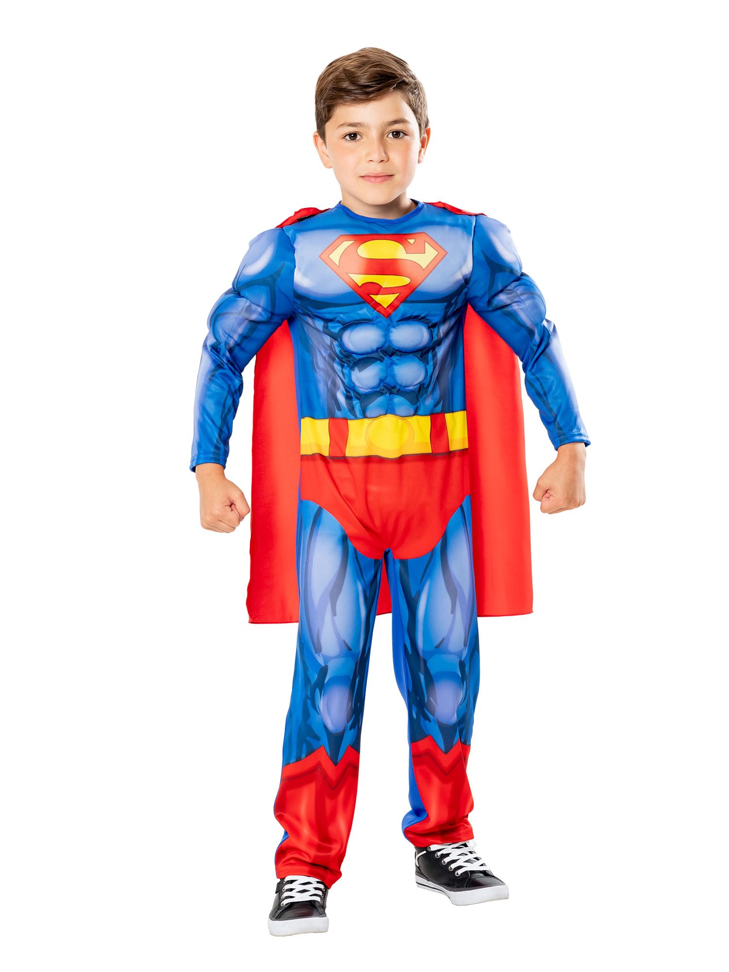 rubie-s-deluxe-superman-kost-m-kinder-7-8-jahre image 1