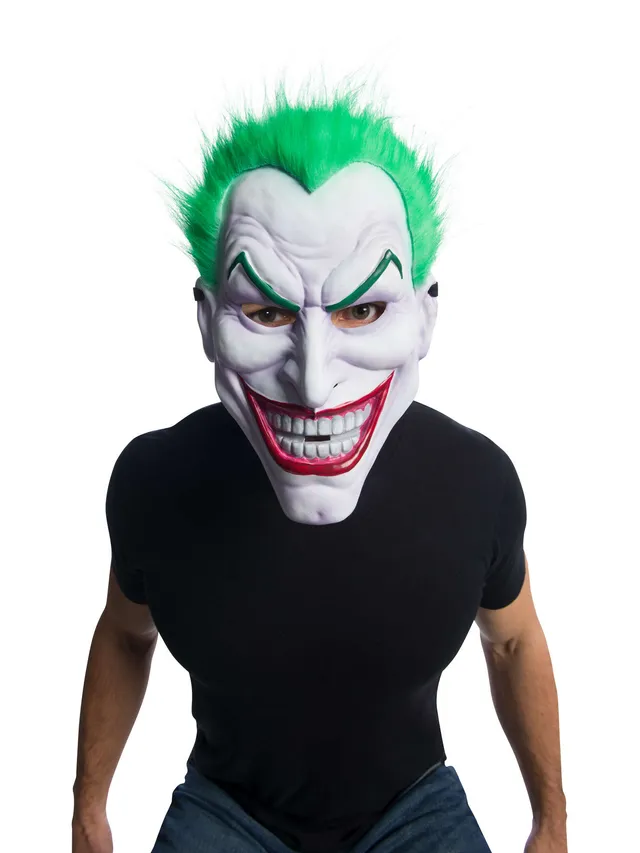 rubies-masques-joker-maske-pvc-mit-gr-nen-haaren image 1