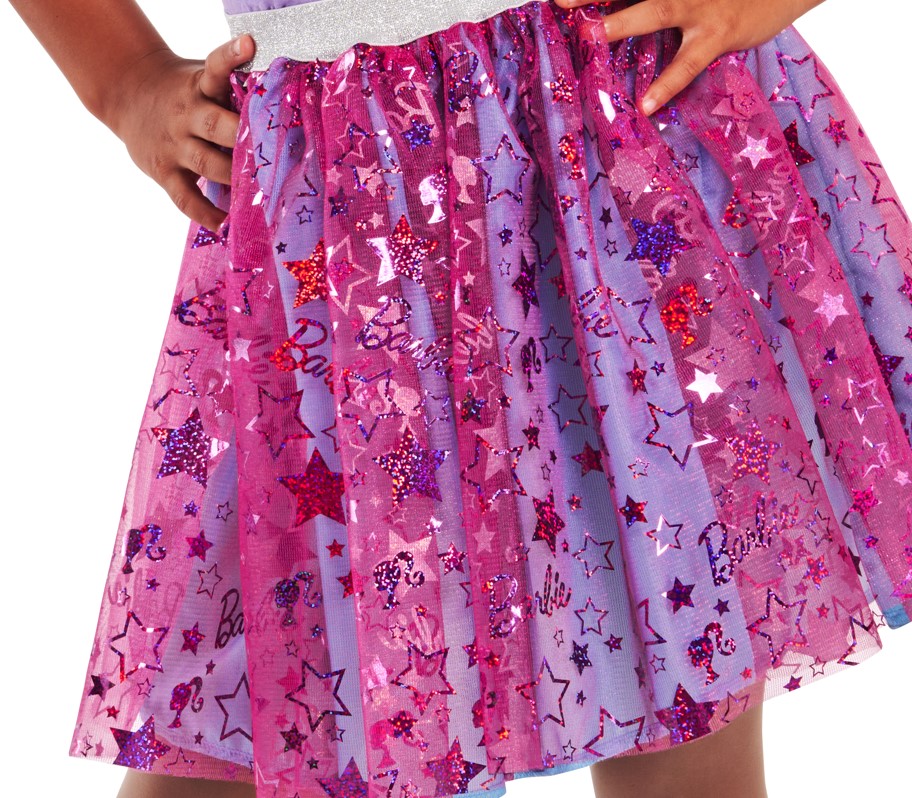 rubies-barbie-tutu-rock-set-pink-mit-haarband-sterne image 2
