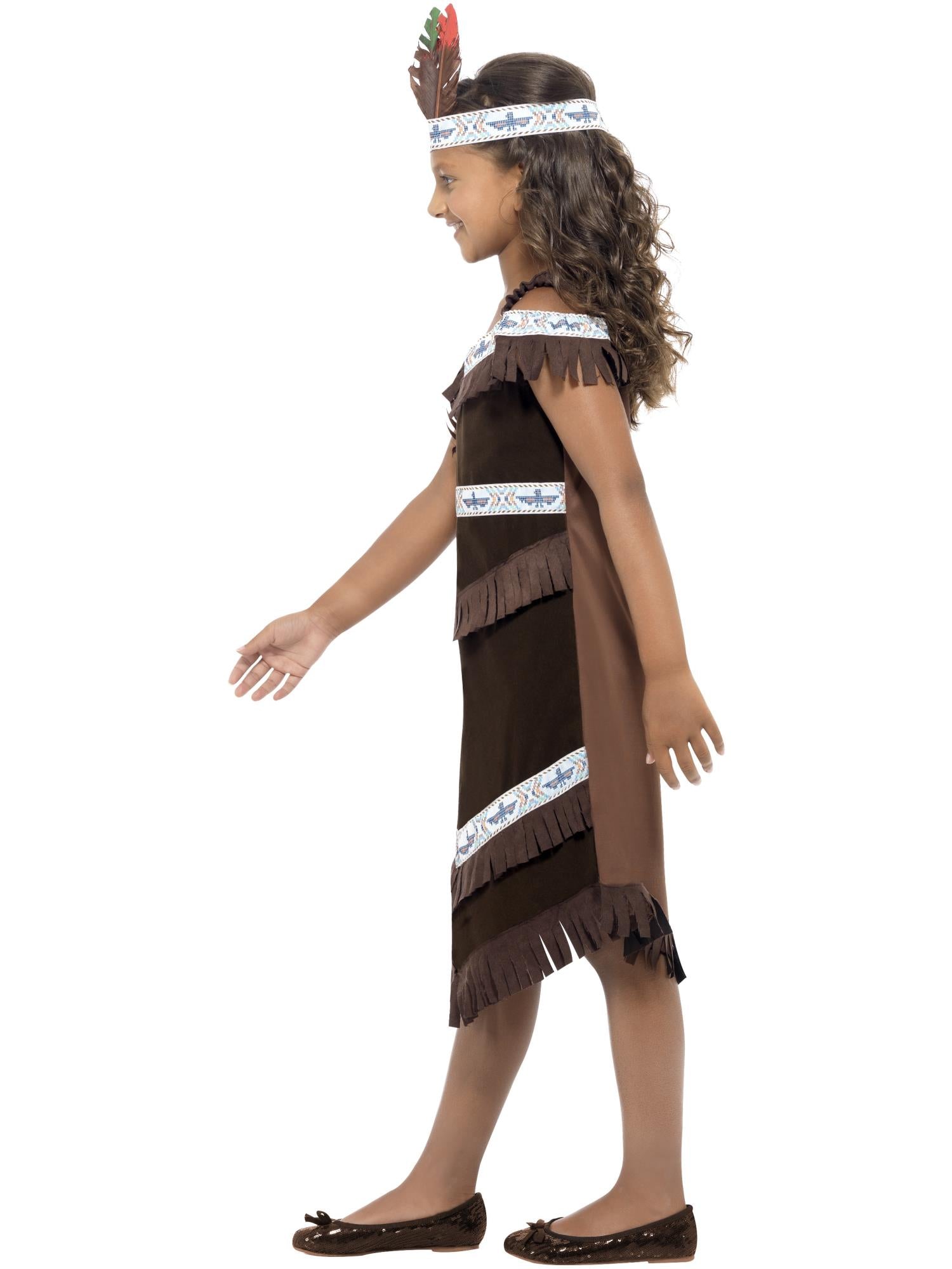 smiffys-fever-indianer-kost-m-m-dchen-braun-4-12-j image 3