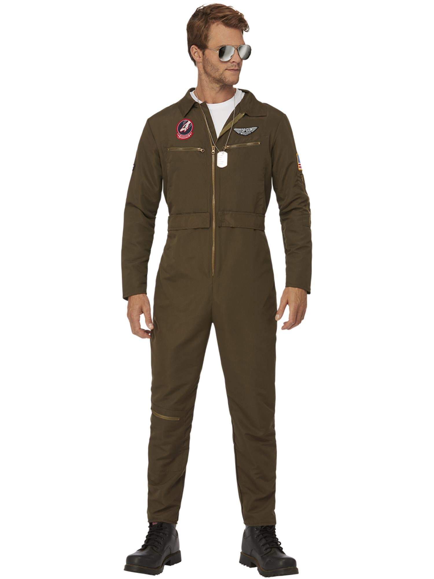smiffys-fever-top-gun-maverick-fliegerkost-m-gr-n-overall image 4