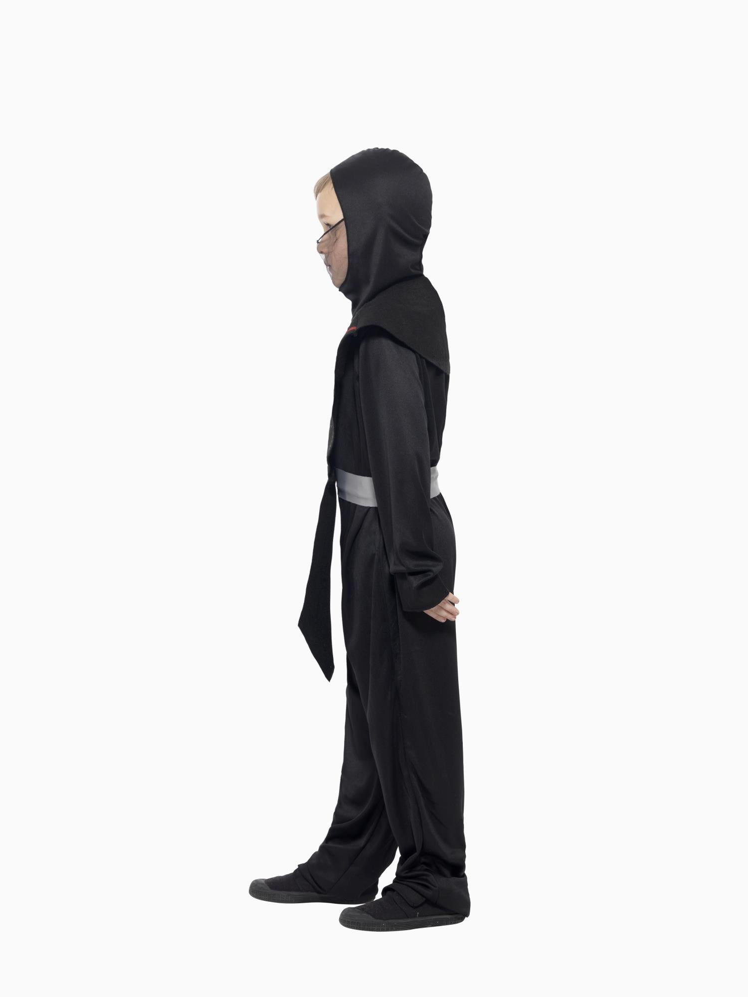 smiffys-fever-ninja-kost-m-kinder-schwarz-gr-m-7-9 image 2
