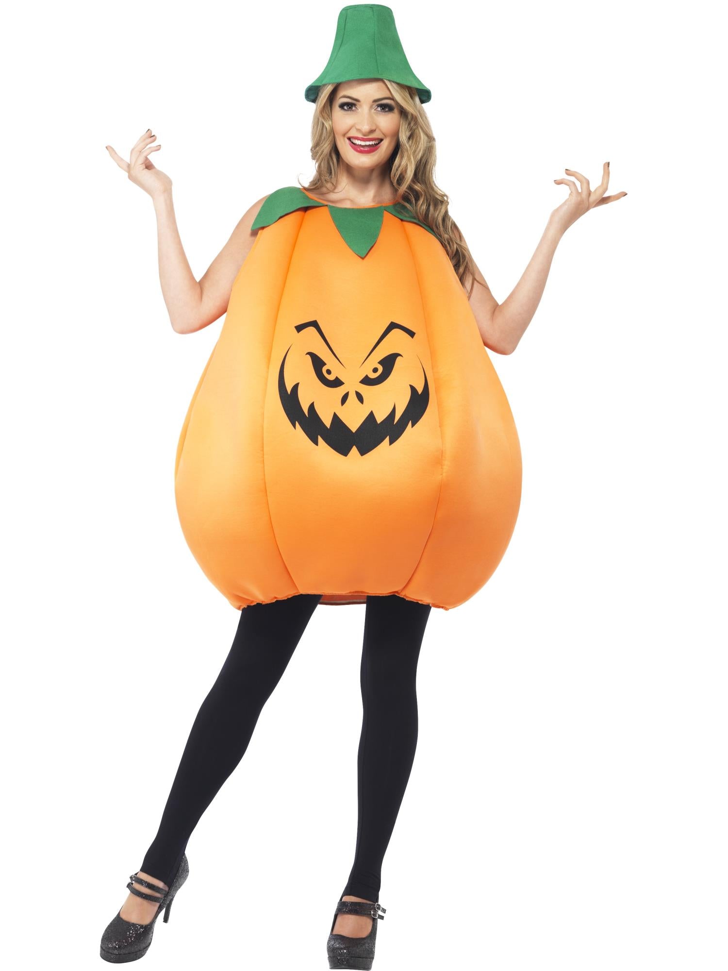 smiffys-fever-pumpkin-kost-m-orange-mit-hut-einheitsgr-e image 4