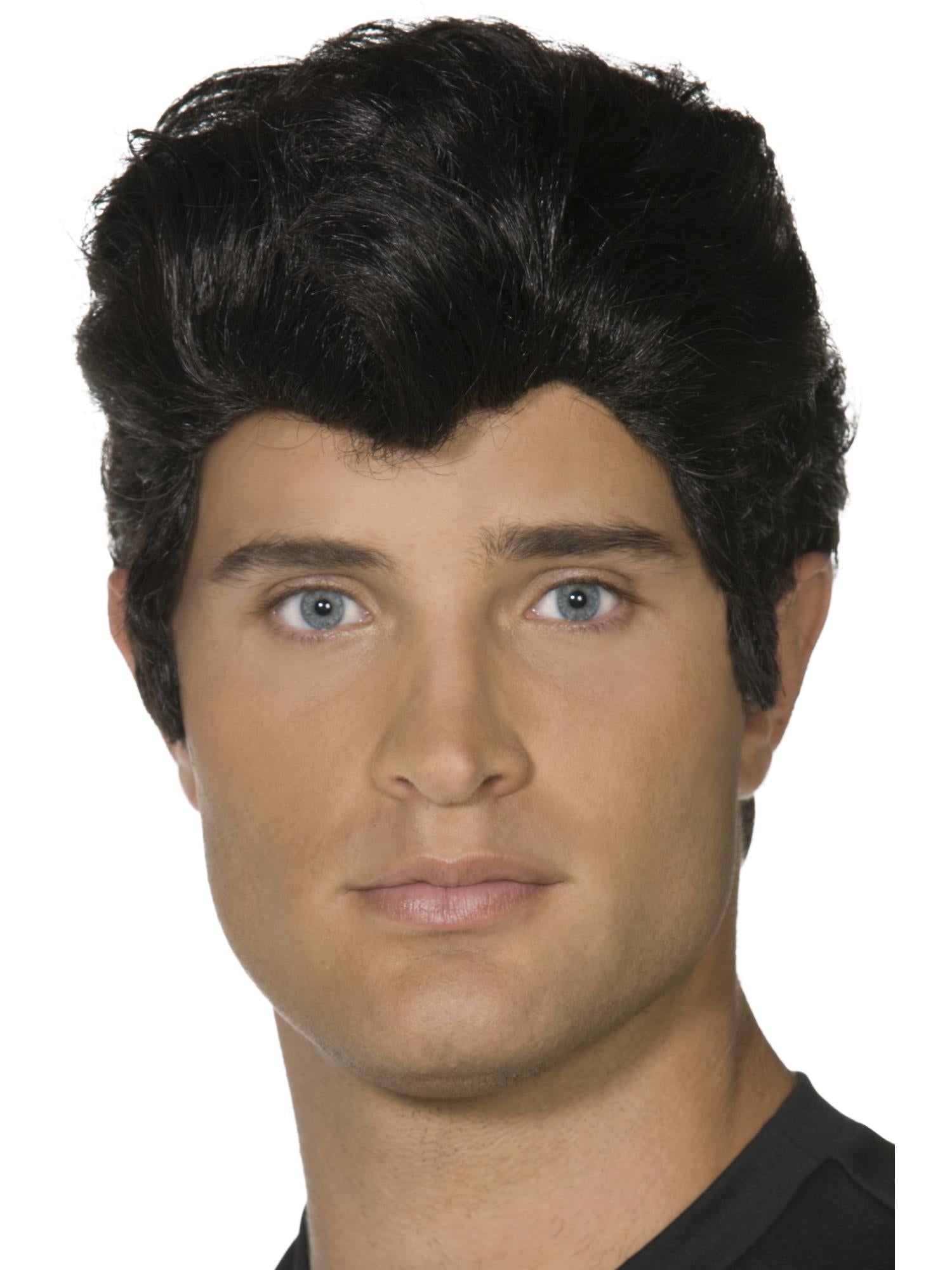 smiffys-fever-grease-danny-per-cke-herren-schwarz-tolle image 1