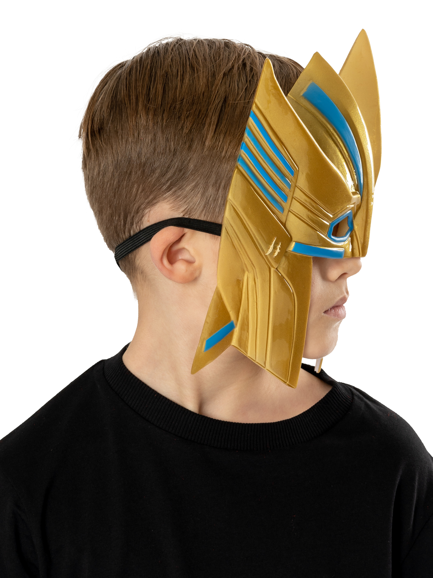 rubies-thor-maske-kunststoff-gold-blau-gummiband image 3