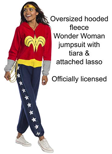 rubie-s-deluxe-wonder-woman-overall-kost-m-damen-l-mit-kapuze image 5