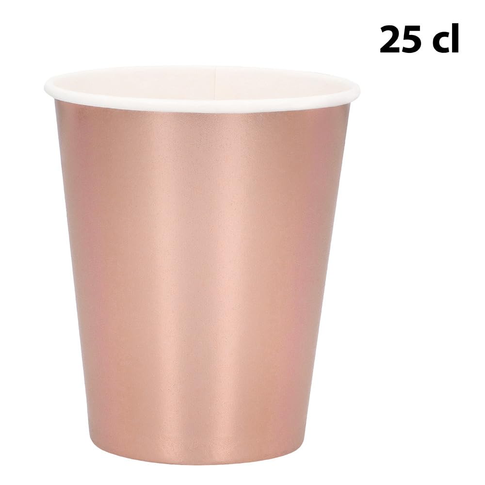 boland-party-tischset-einweggeschirr-ros-gold-24-teilig image 3