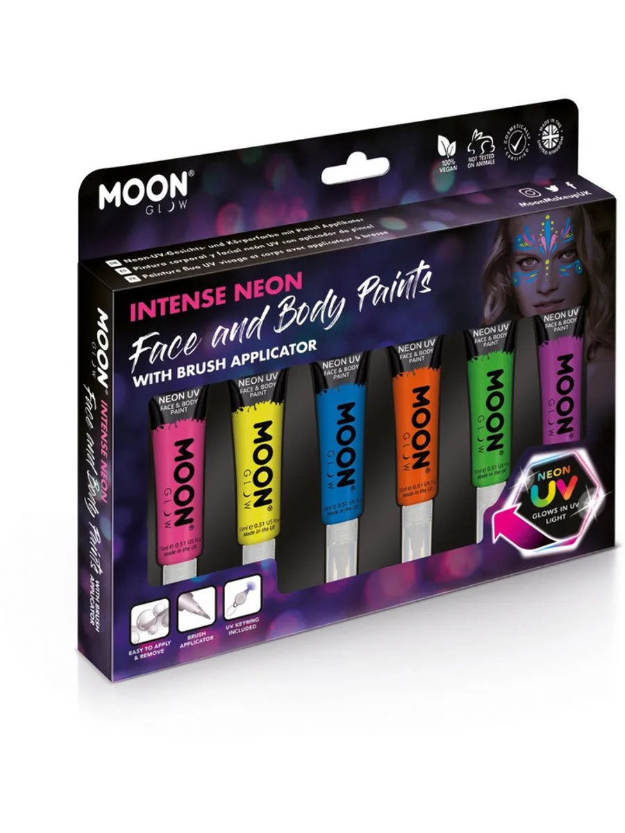 smiffys-makeup-fx-moon-glow-neon-uv-schminke-set-6tlg image 1