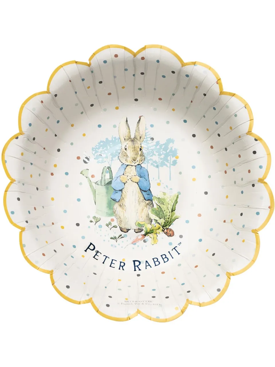 smiffys-fever-peter-rabbit-partyschalen-8er-16-5cm image 1