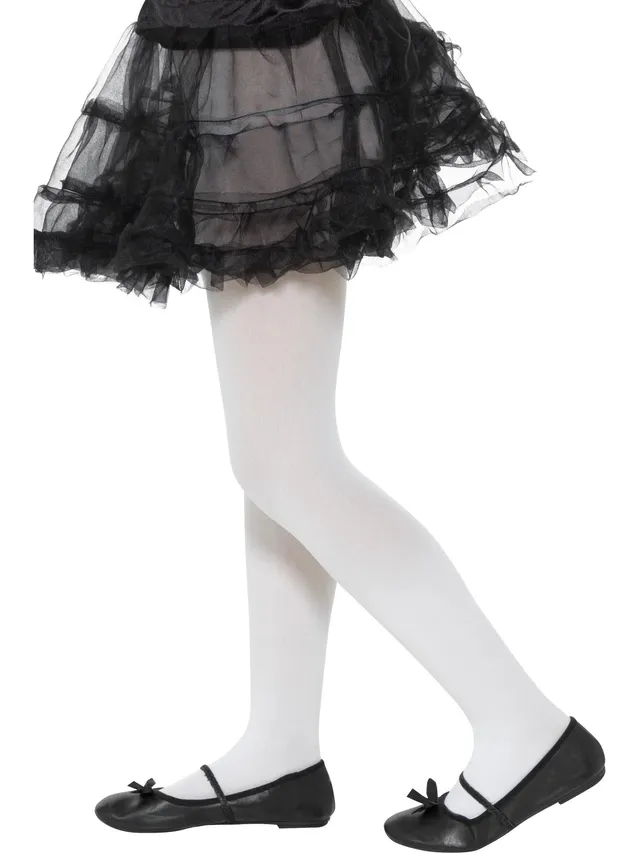 smiffys-fever-strumpfhose-wei-kinder-6-12-blickdicht image 1