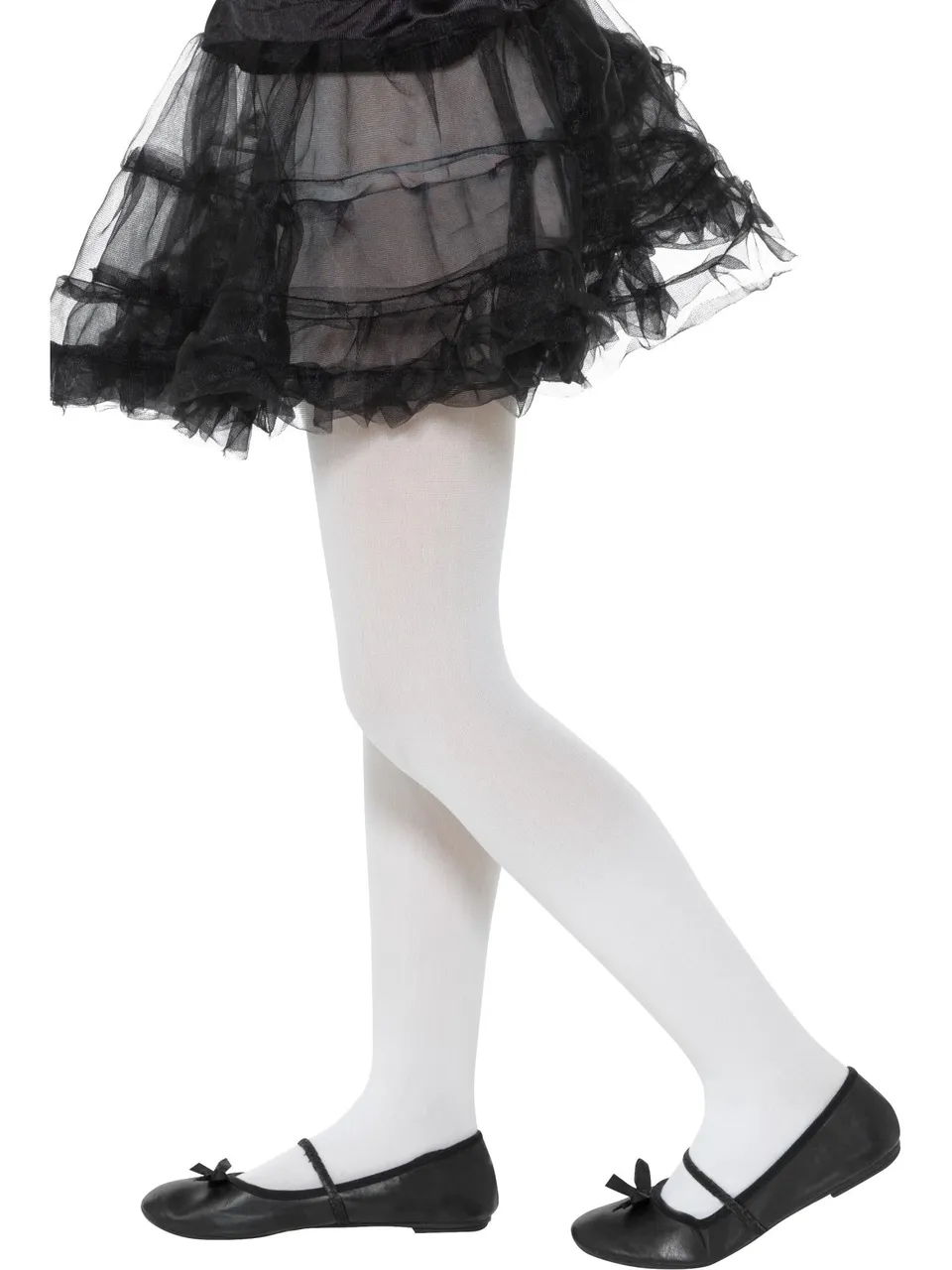smiffys-fever-strumpfhose-wei-kinder-6-12-blickdicht image 1