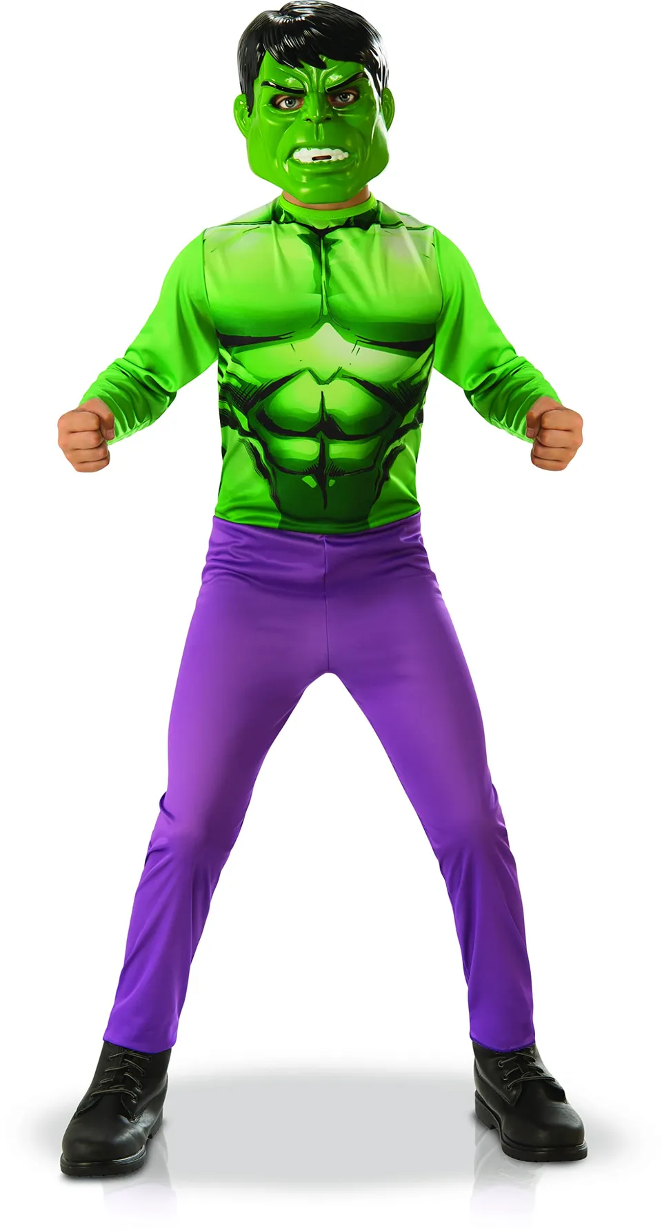 rubie-s-deluxe-hulk-kinderkost-m-5-6-jahre-mit-maske image 1